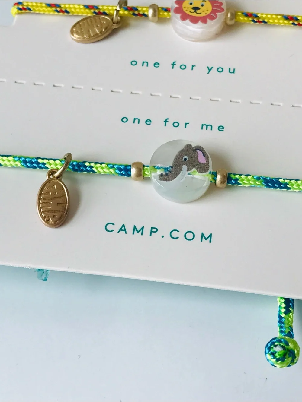CAMP Charm Bead Braided Friendship Bracelet Set NWT